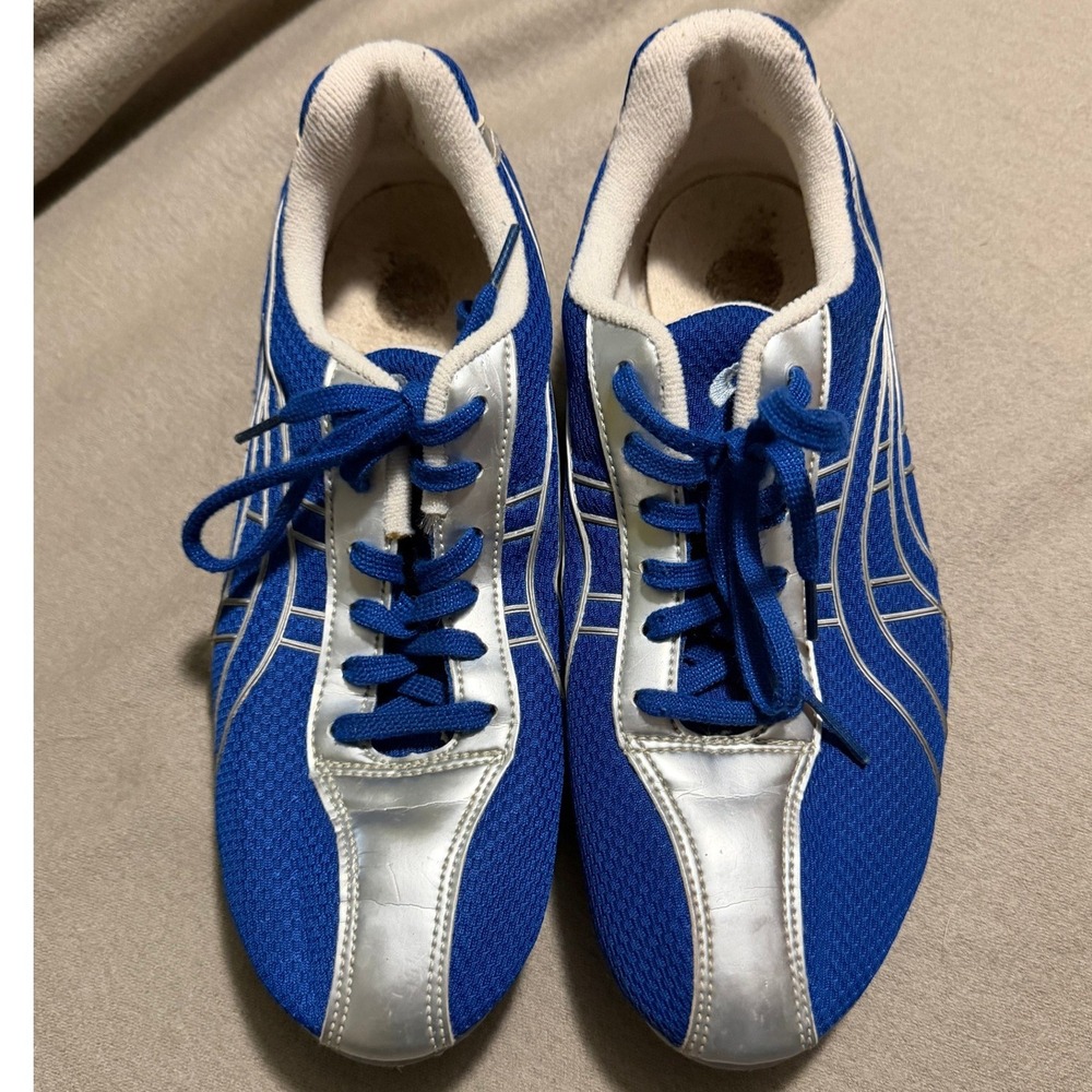 Asics Hyper-Rocketgirl II Track Spikes Blue Silver GN555 Women's Size 9.5